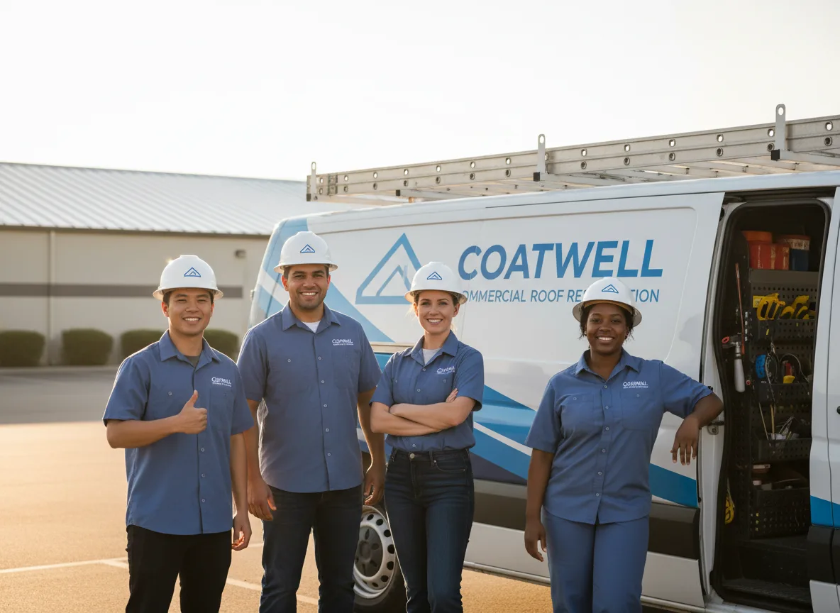Commercial roof coating company in Talking Rock, GA